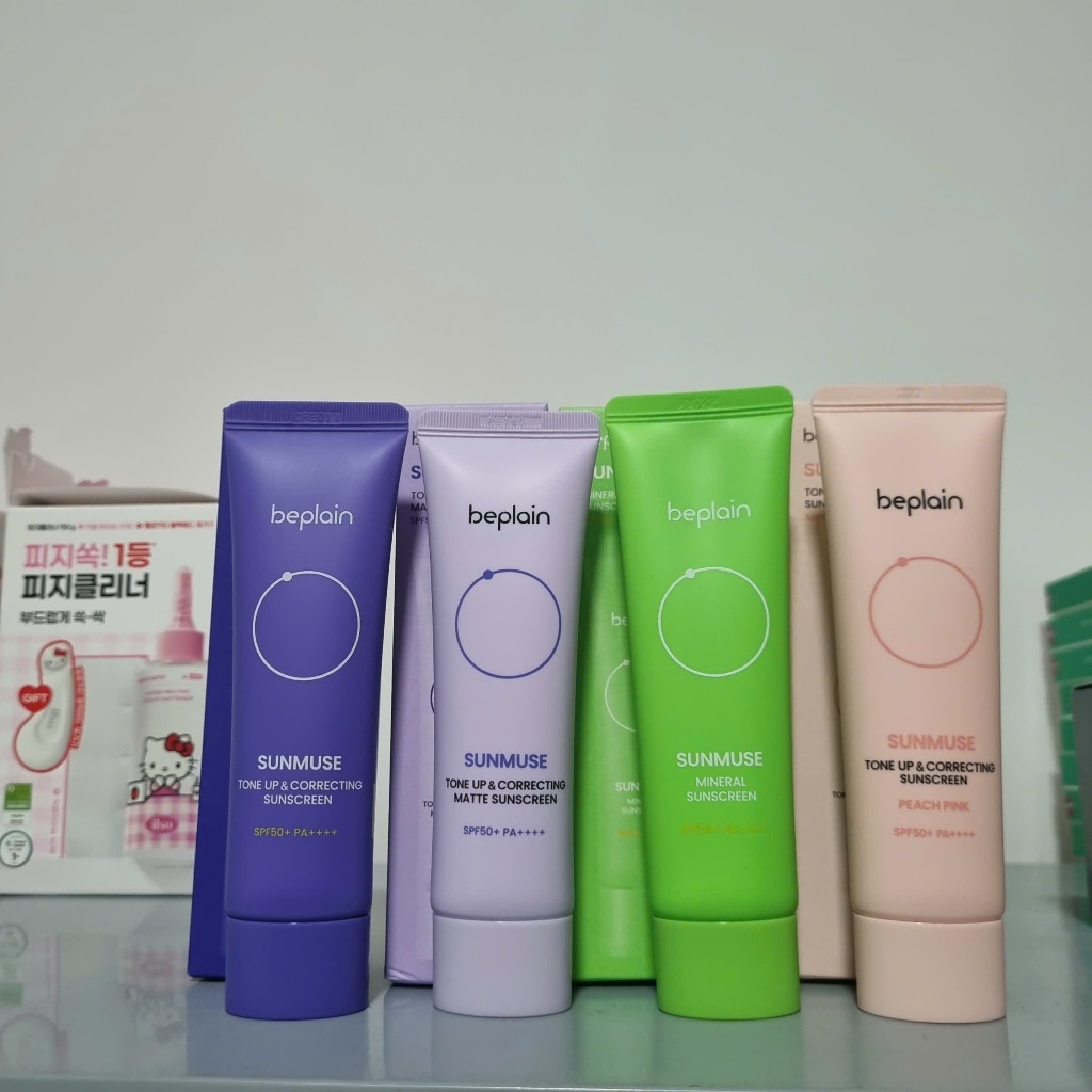 Kem Chống Nắng Beplain Sunmuse Tone Up & Correcting/Peach Pink/ Sunmuse Mineral/ MatteSunscreen SPF50+ 50ml_BumHouse | BigBuy360 - bigbuy360.vn