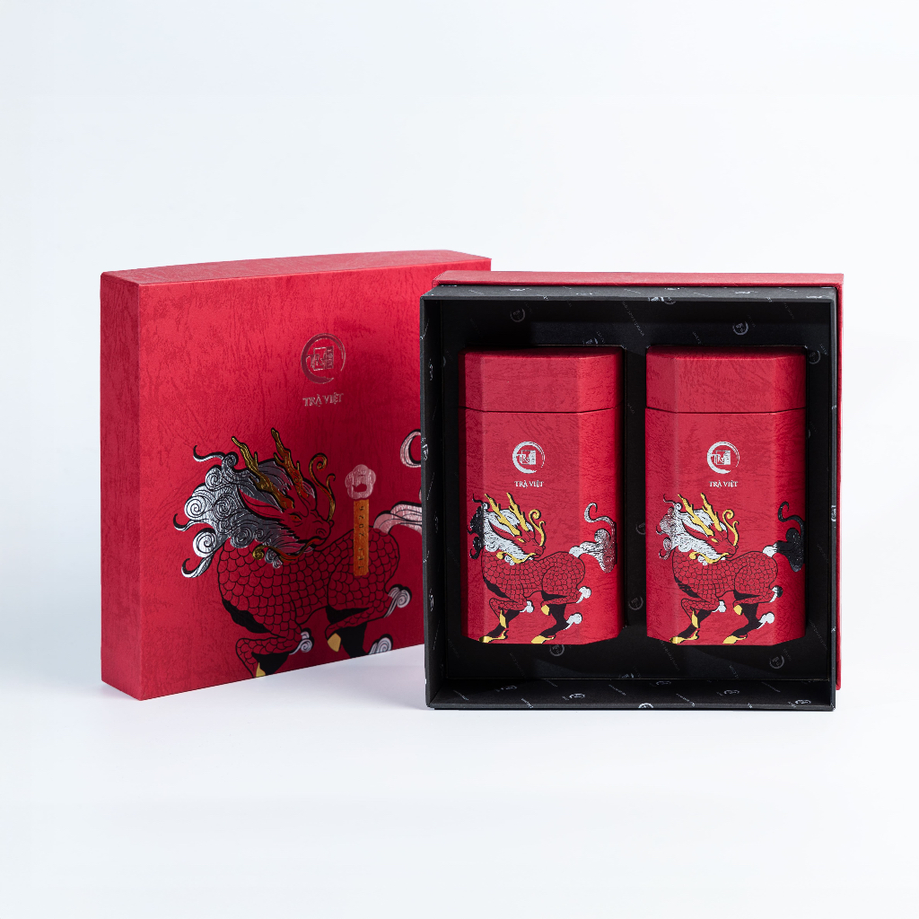 Hộp Quà Trà Việt Cao Cấp Tri Kỷ Giấy – Quà Tặng Sang Trọng Dịp 30/4 – 1/5
