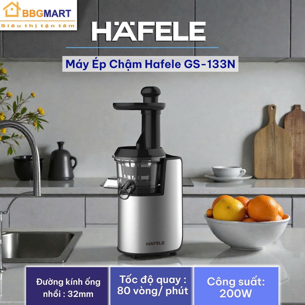 Máy Ép Chậm GS-133N Hafele 535.43.811 II KALPEN J7 J10 II KALPEN J5 II MASUTO MS FRESH