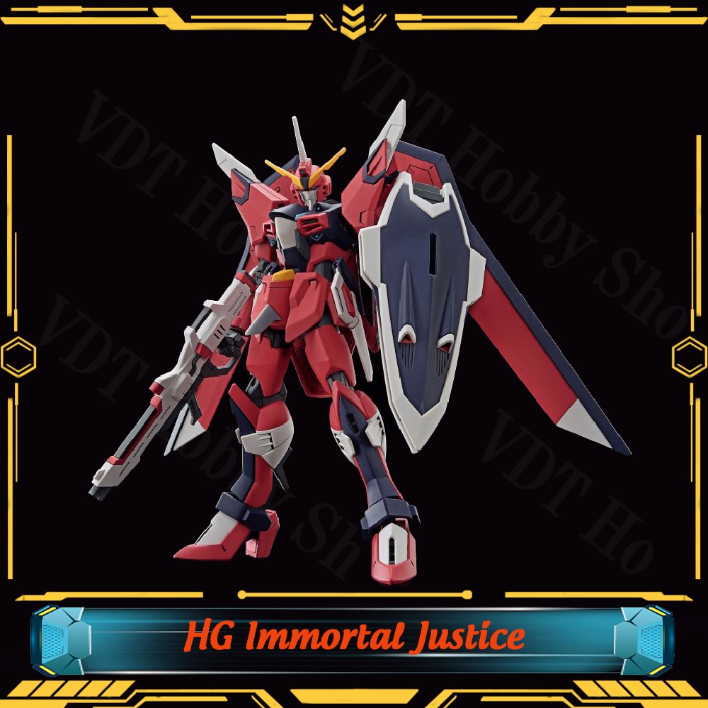 Mô hình lắp ráp HG Immortal Justice ( tặng kèm base )