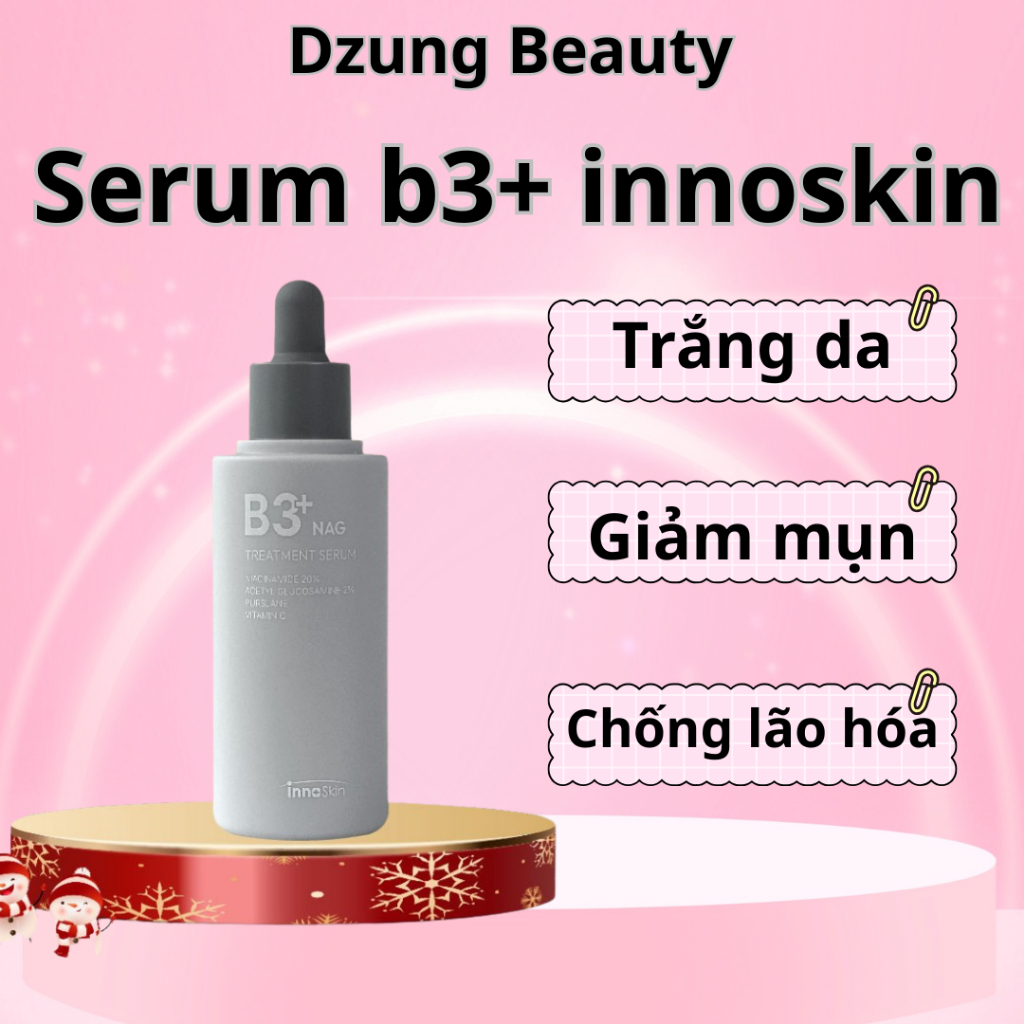 Serum B3 NIA 20% NAG Treatment Inoskin Hàn Quốc 50ml Giảm Nếp Nhăn,Tăng Đàn Hồi Da,Sáng Da,Giảm Thâm