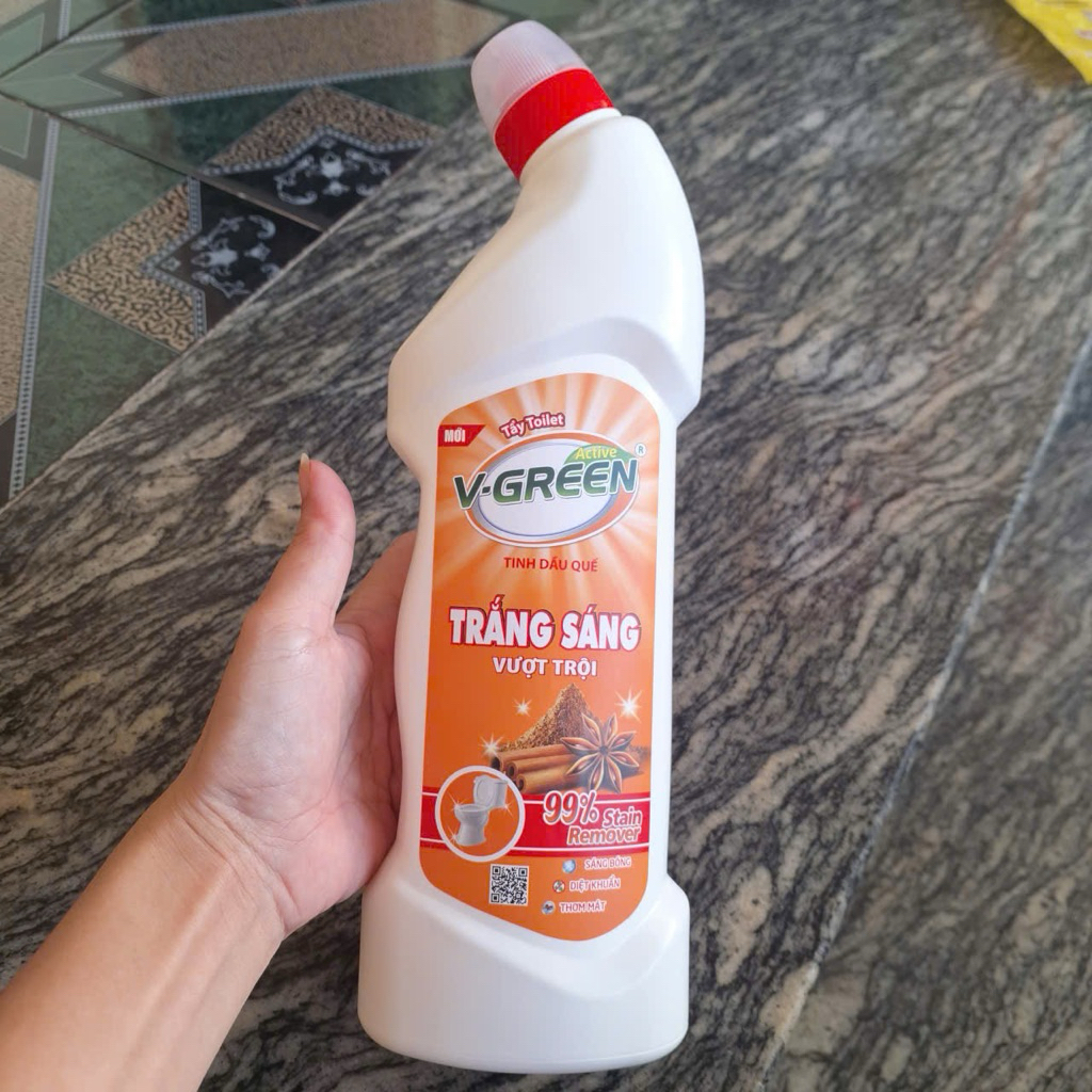 tẩy tolLet v-GREEN  1L hương  quế