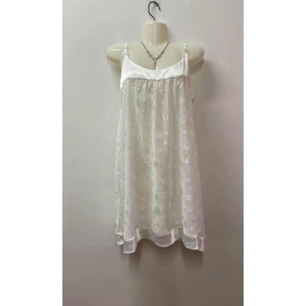 [HÀNG USA ] VÁY NGỦ REN 2 LỚP - OSCAR DE LA RENTA