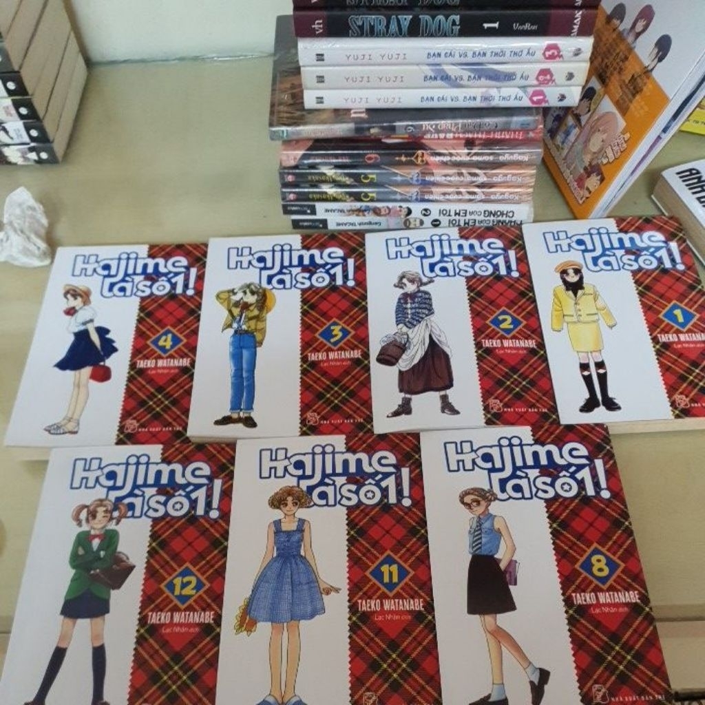 vở Hajime là số 1 tập 1 2 3 4 8 11 12