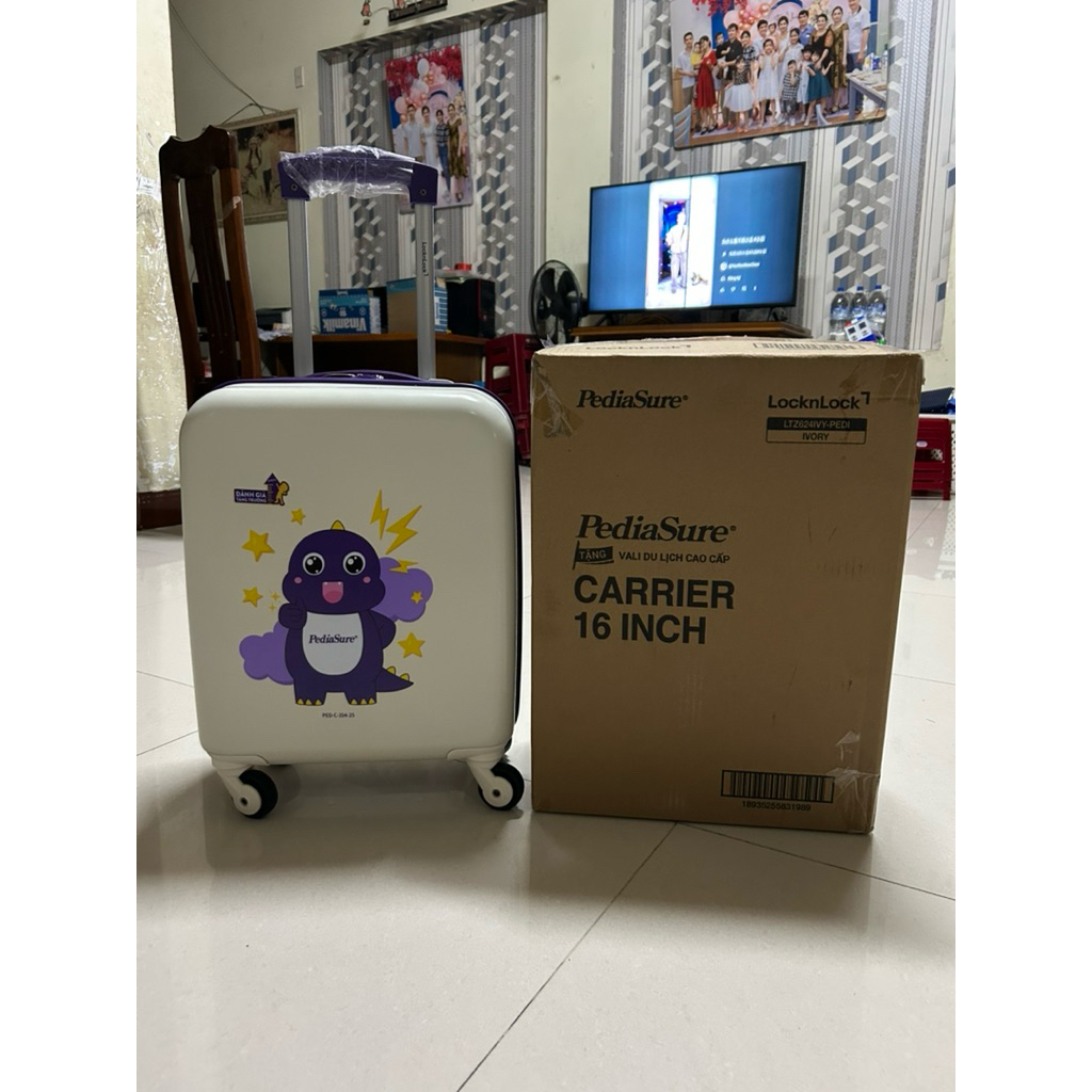 Vali Kéo Cho Bé LocknLock Kích Thước 16inch