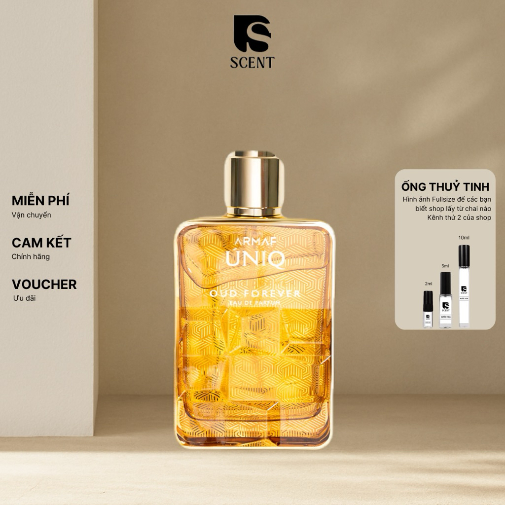 Nước Hoa Unisex Armaf Uniq Oud Forever EDP | Mẫu thử | SSCENT