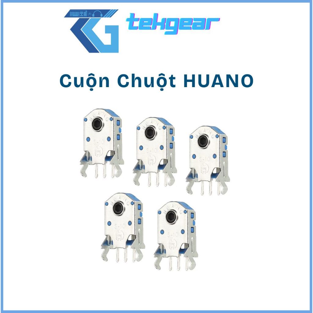 Cuộn Con Lăn Chuột Huano Chính Hãng - Size 8mm 9mm 10mm - Thay được cho Logitech G102/ G304, G403/ G
