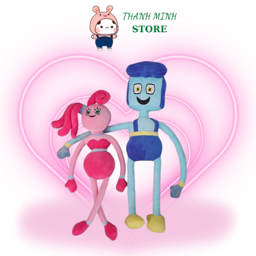 Gấu Bông Momy Long và Daddy Long Phát Sáng LED, Bạn Bè Dễ Thương cho Trẻ Em, , đáng yêu và dễ mến TH
