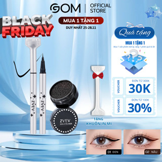  Bút Kẻ Mắt Chấm Mi Dưới ZVEV Dezone Không Thấm Nước Lâu Trôi Kẻ mắt Eyeliner siêu mảnh chống nước 
