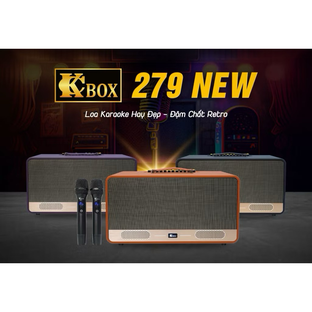 Loa Karaoke di động KCBox KC279 new - Hàng Chính Hãng - Gia Khang Shop