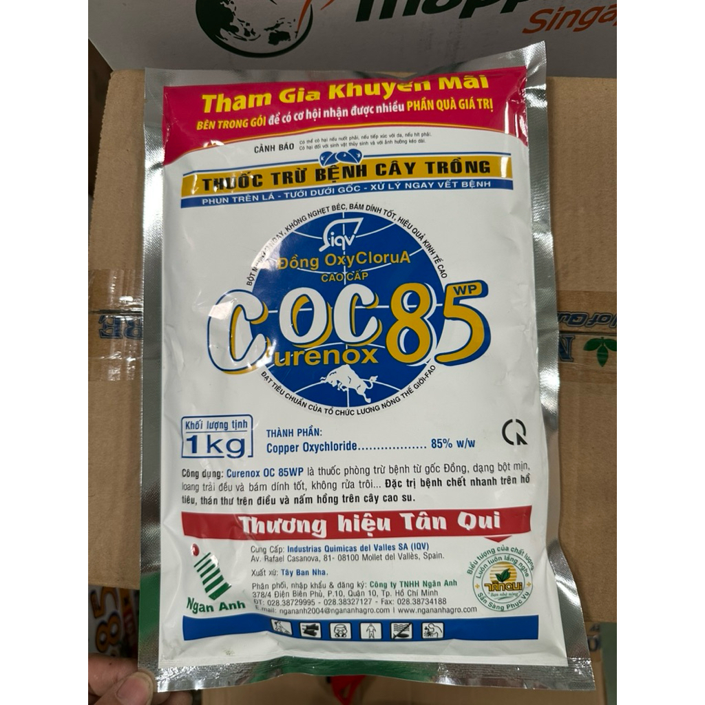 Thuốc trừ nấm bệnh Coc85 - Gói 1kg - Chính hiệu Tân Qui