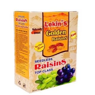 Nho khô đen Mỹ sấy không đường vị ngọt tự nhiên Raisins Lion đóng hộp giấy