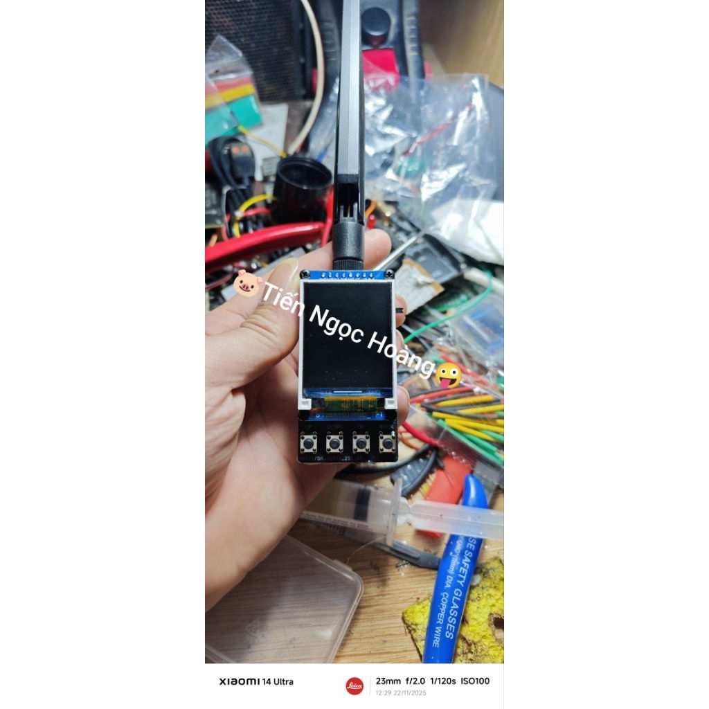 modun lập trình bw16 wifi  tích hợp màn hình (2 băng tần)