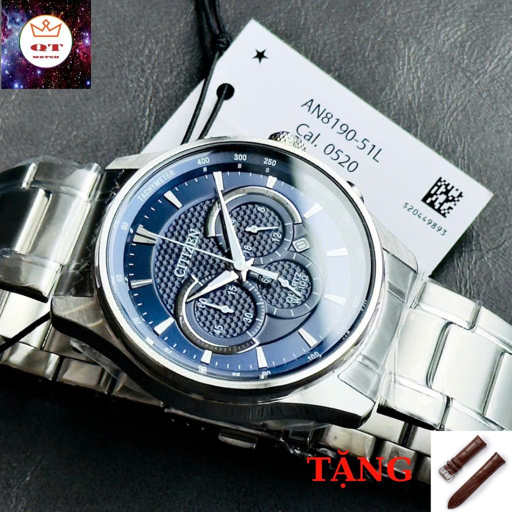 Đồng Hồ Nam Citizen AN8190-51L Chính Hãng Tặng Kèm Dây Da Cao Cấp