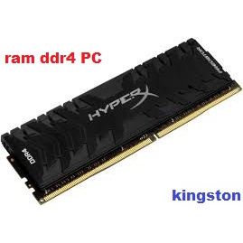 ram ddr4 PC 16gb và 32gb KINGSTON .. tản nhiệt buss  2666 / 3000 / 3200 / 3600 / 4000...như  hình..