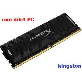  ram ddr4 PC 16gb và 32gb KINGSTON .. tản nhiệt buss  2666   3000   3200   3600   4000...như  hình.. 