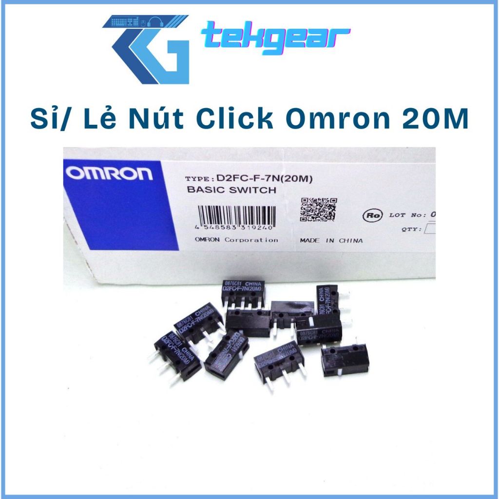 SỈ / LẺ Nút Click Chuột Omron Chính Hãng | D2FC-F-7N (20M)