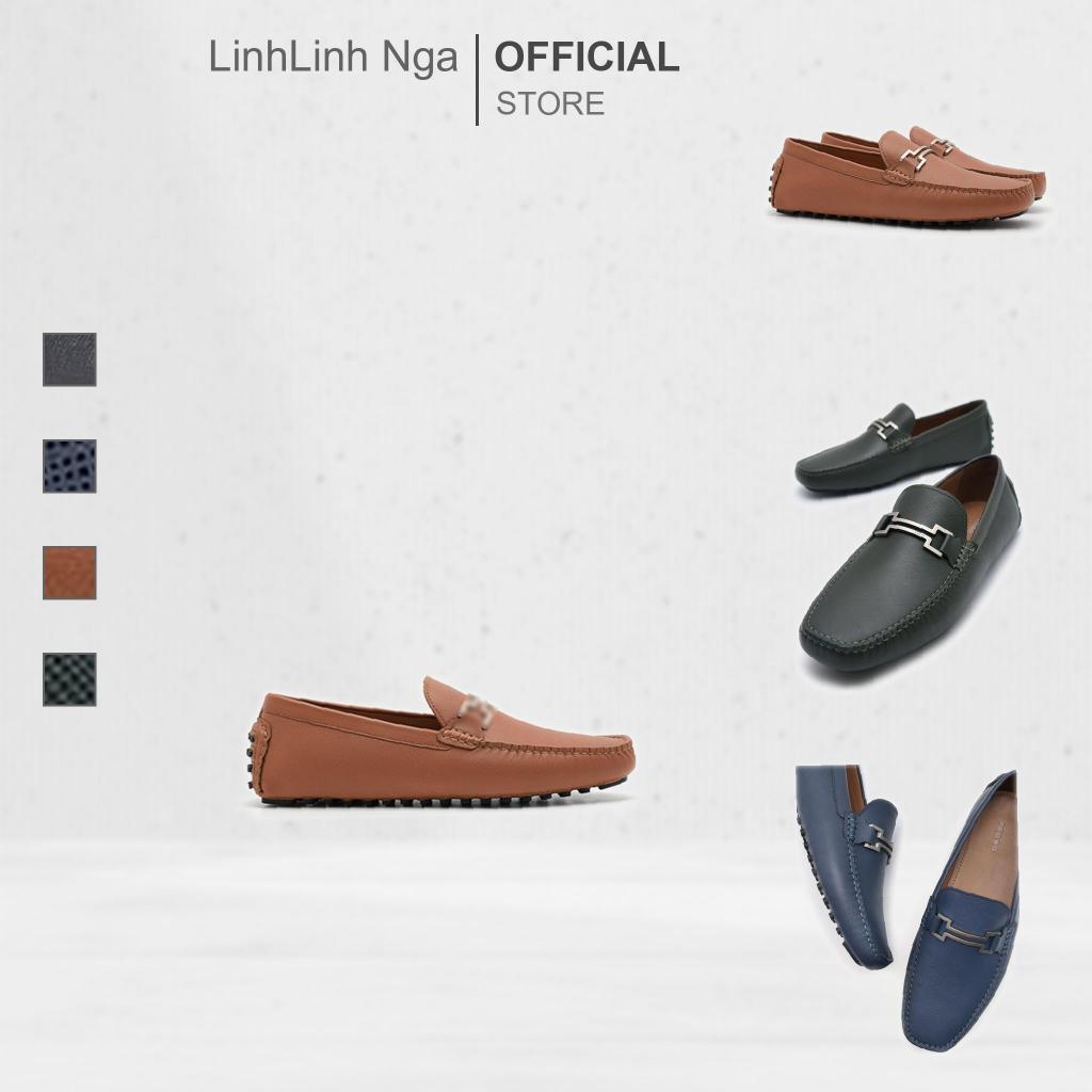 Giày PEDRO Embossed Leather Driving Shoes - PM1-65110197 chính hãng đủ bill
