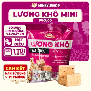   Chính hãng  Lương Khô Mini Fucuco Vị Hạt Điều Túi Date Mới Bổ Sung Năng Lượng Thay thế bữa ăn 