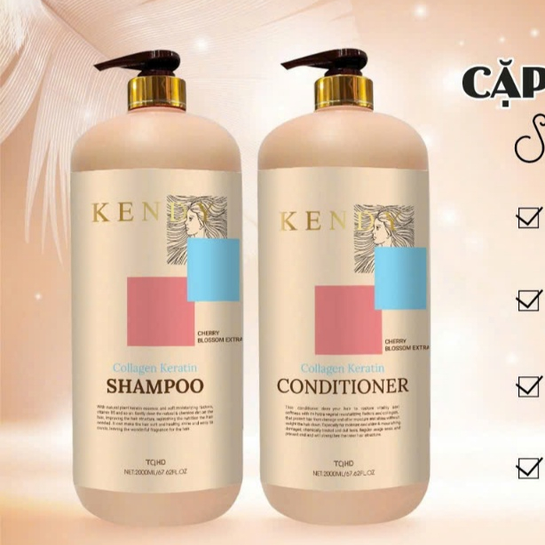 Dầu gội kích mọc tóc KENDY 2000ML