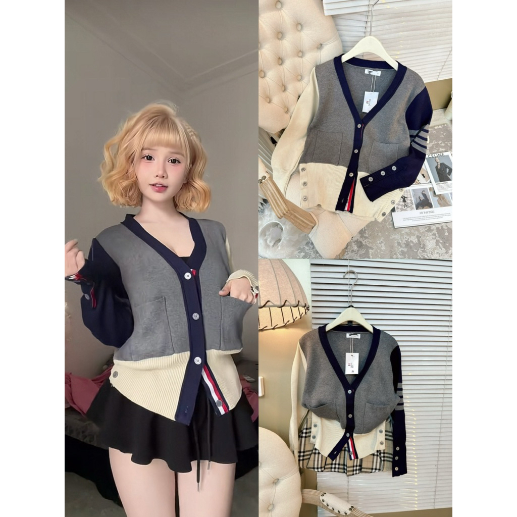 HAMAE.STUDIO // ÁO CARDIGAN TH.OM CHUẨN L1 .