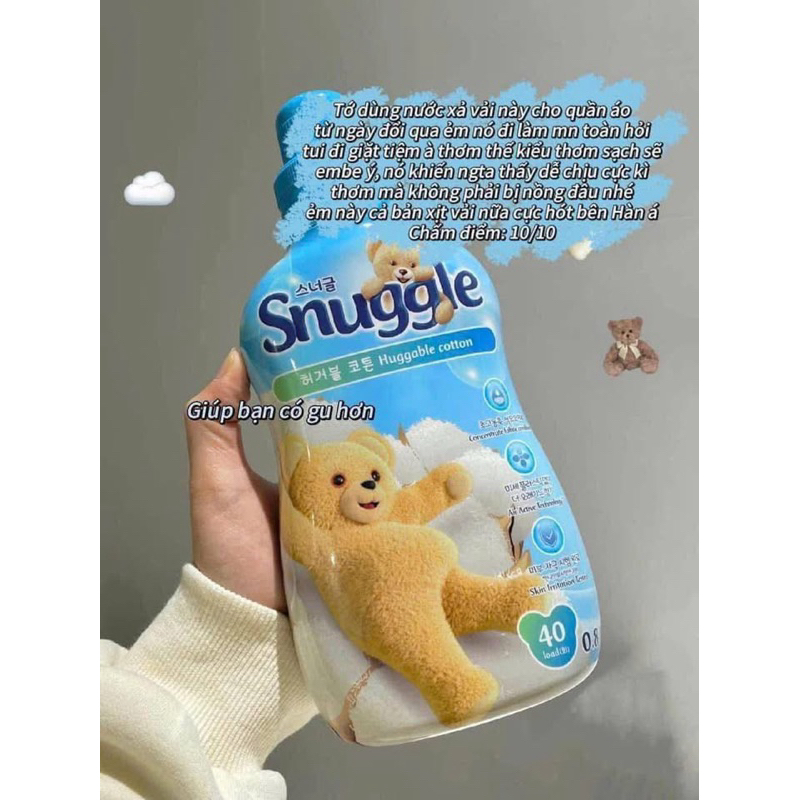 Xịt thơm vải vóc quần áo Snuggle Hàn Quốc