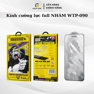  Kính cường lực nhám cong mờ 9D KK WTP-090 chống vân tay chống chói bảo vệ màn hình dành cho iphone 