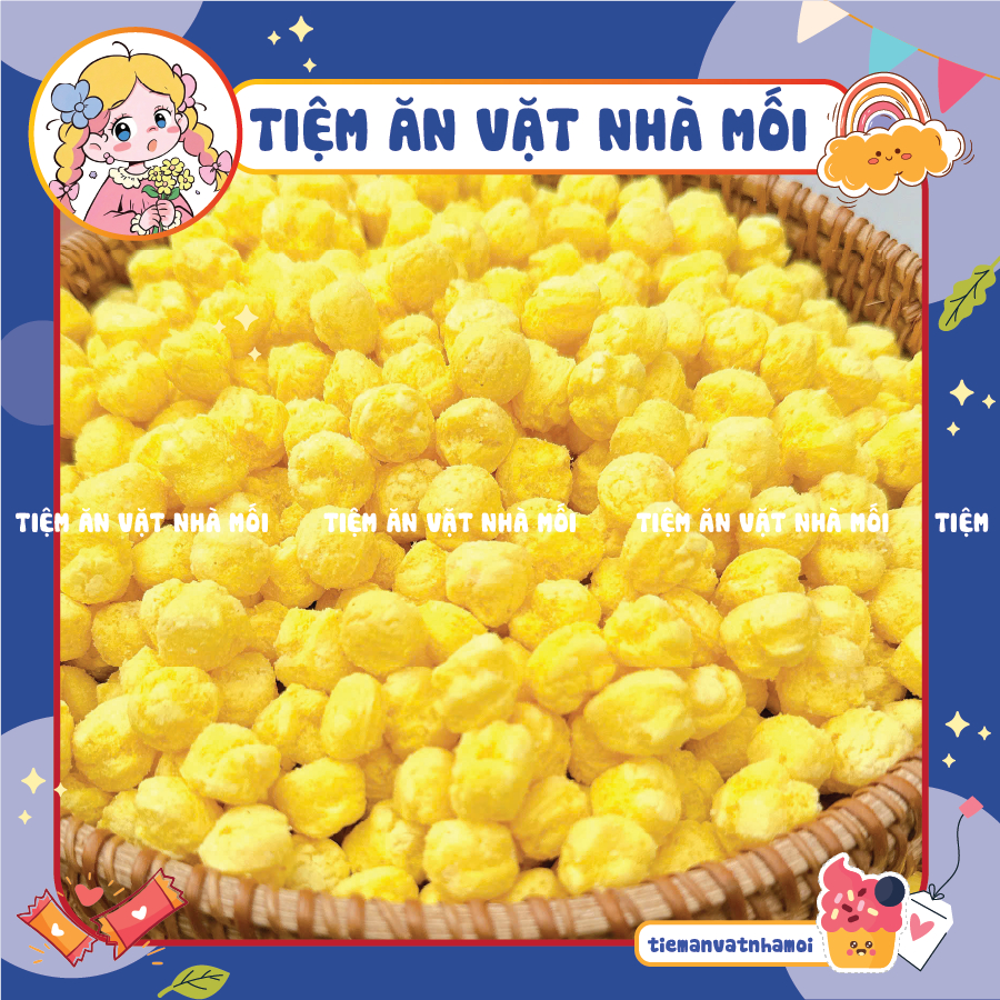 Bim Bim Bắp Phô Mai Giòn Tan Ăn Vặt, Bim bim ngô phô mai tuổi Thơ, đồ ăn vặt, Tiệm Ăn Vặt Nhà Mối