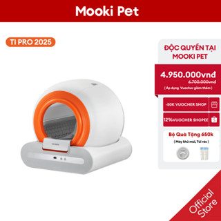   Quốc Tế  Máy dọn phân mèo tự động Ti Pro Q-Clean 2025 điều khiển bằng APP thông minh Mookipet 