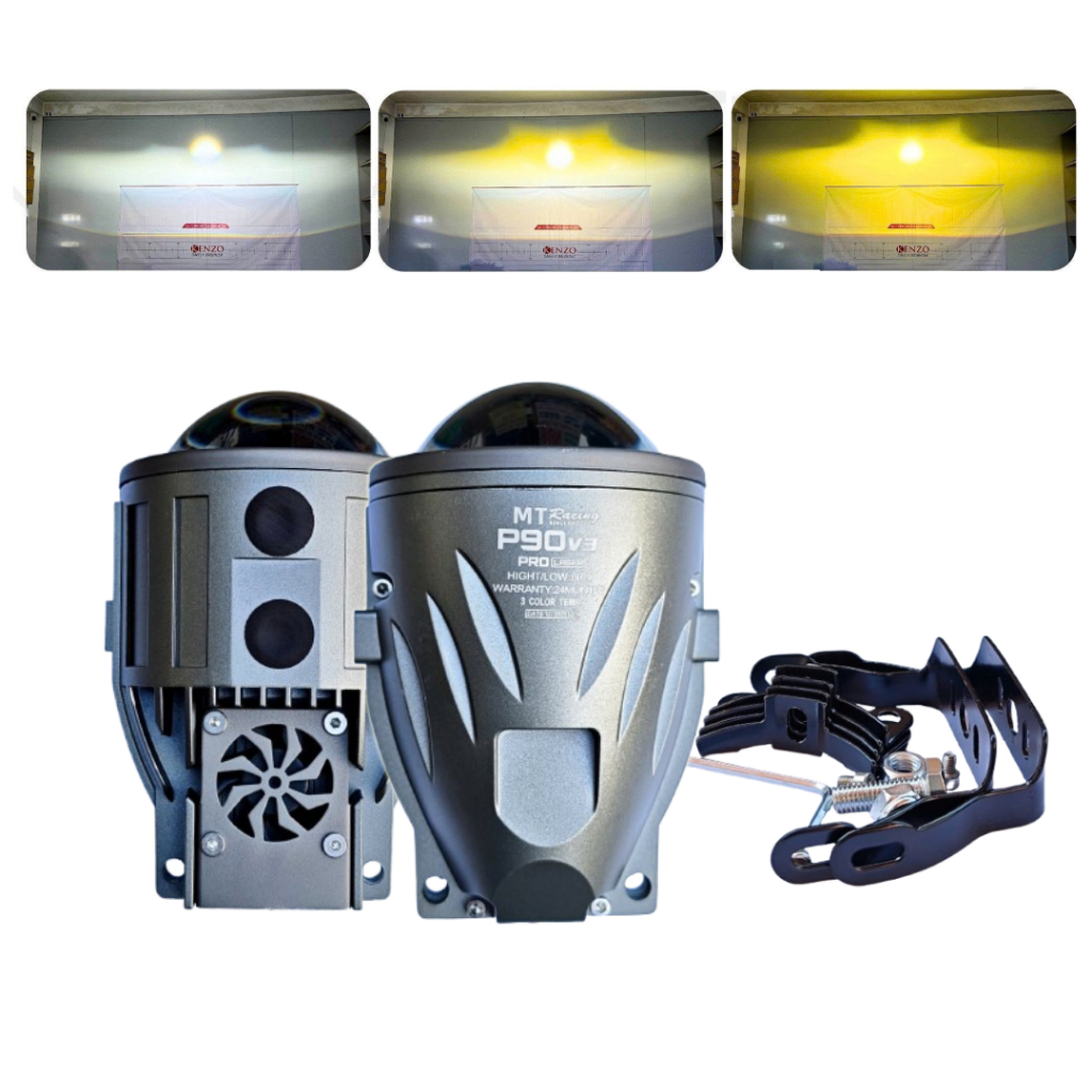 Bi Gầm 3.0 - P90 pro V3 - 80w ( Có Pha Laser ) Lắp Cho Đèn Gầm Ô Tô, Trợ Sáng Xe Máy