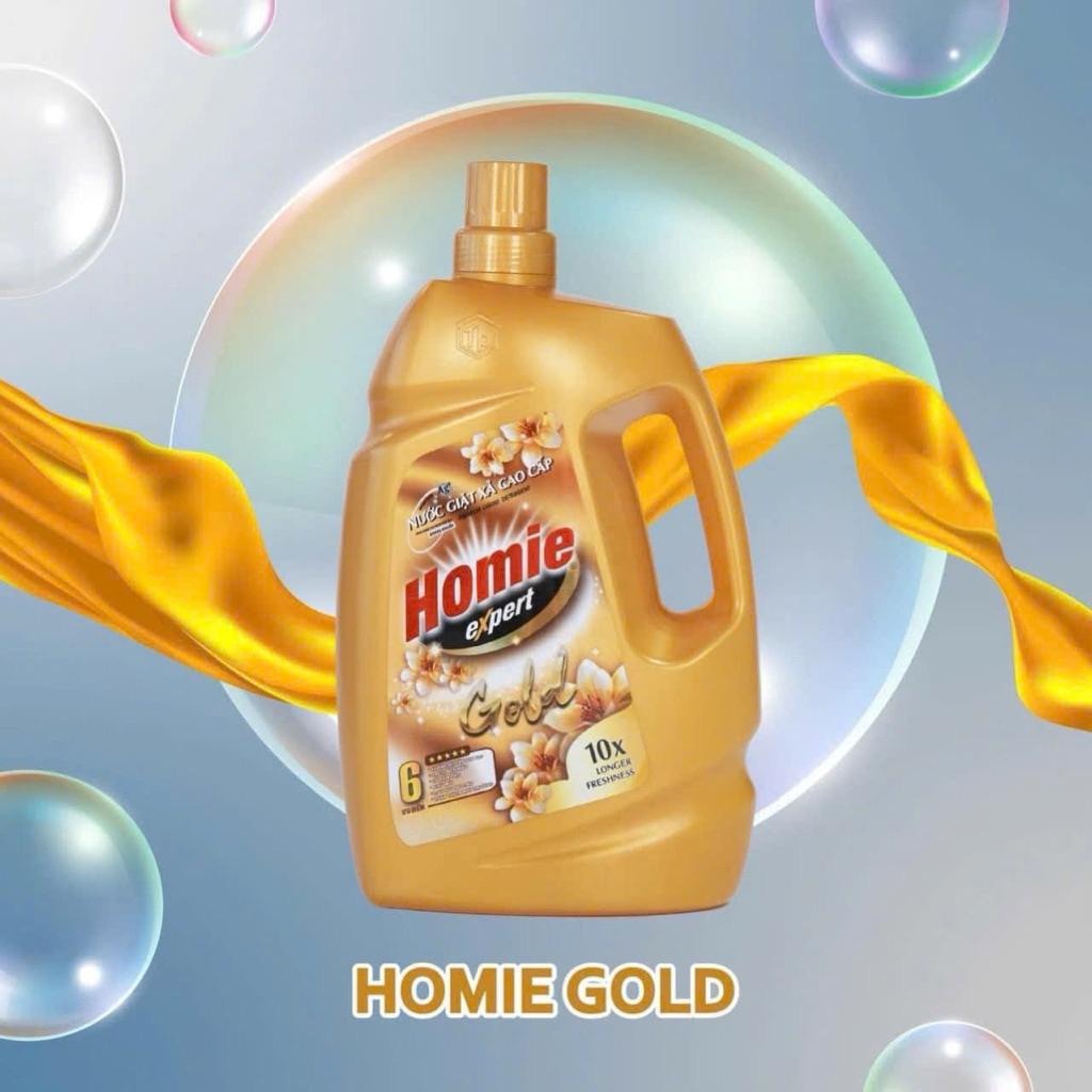 NƯỚC GIẶT XẢ CAO CẤP HOMIE EXPERT GOLD 3k5