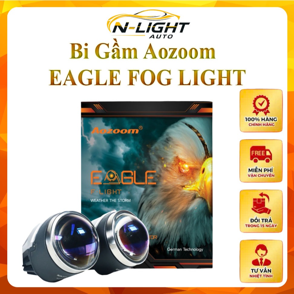 Bi led gầm Aozoom Eagle Fog Light