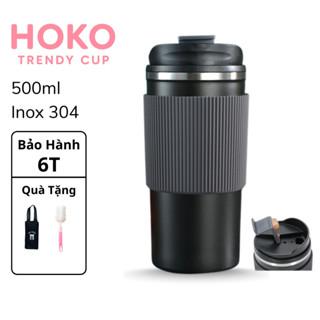  Ly giữ nhiệt Coffee 500ml inox 304 bình giữ nhiệt nóng lạnh ShopHoKo tiện lợi 