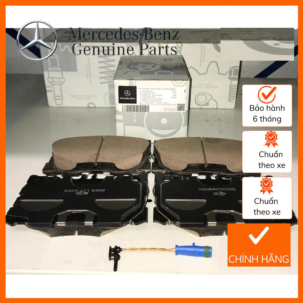 [CHÍNH HÃNG] Bộ má phanh ( bố thắng ) trước Mercedes Benz E200 E180 E300 E350 Sport/AMG 2017-2021