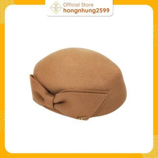 mũ dạ nữ gắn nơ