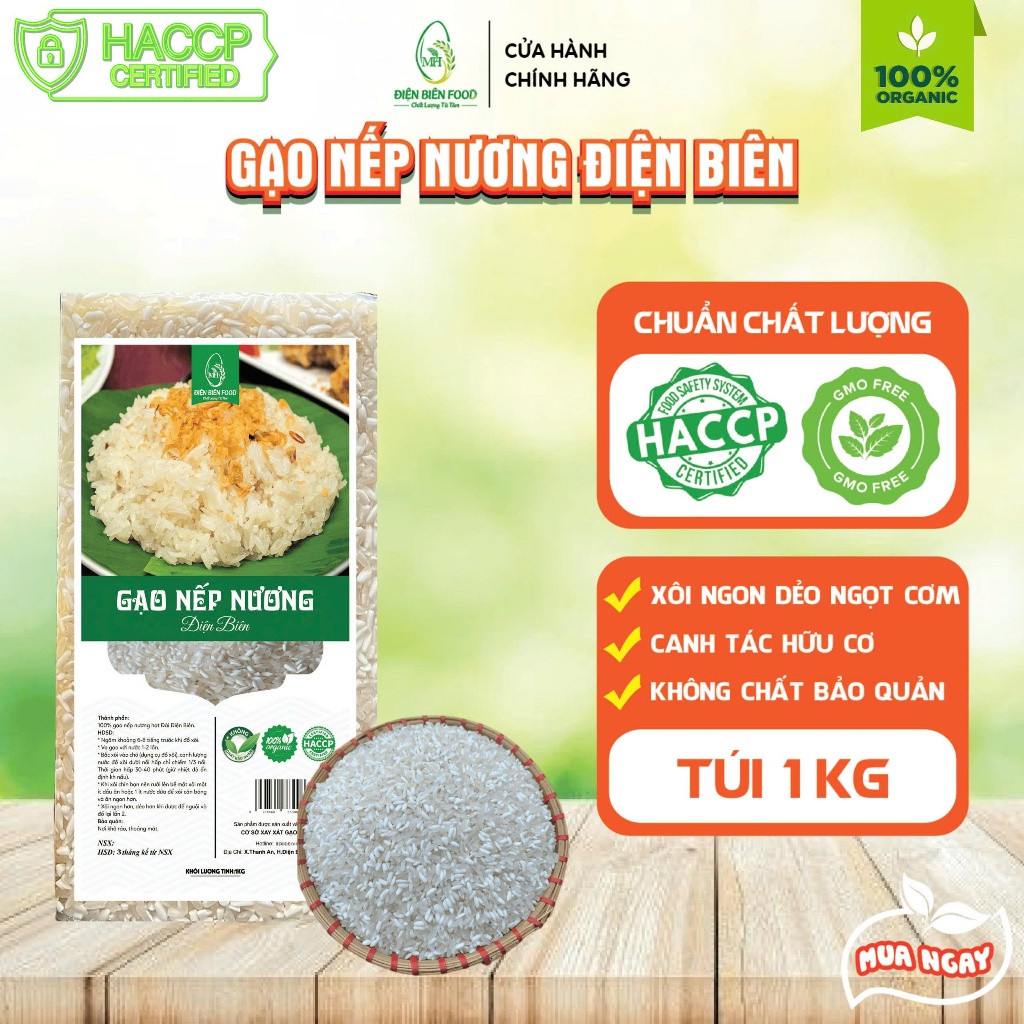 Gạo Nếp Nương Điện Biên 1kg