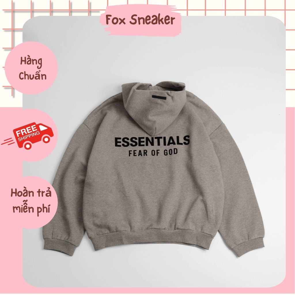 Hoodie FOG Heather Grey | Fox Sneaker