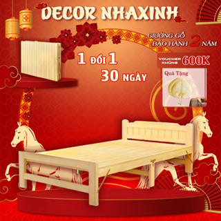   FLASH SALE  Giường Gấp Gọn Thông Minh Giường Xếp Gấp Gọn Gỗ Thông Tự Nhiên Giường Pallet Gỗ 