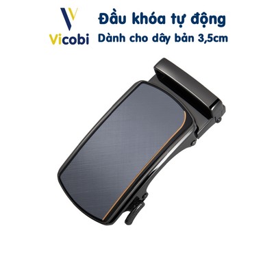 Đầu khóa thắt lưng nam Vicobi E7, mặt dây lưng tự động bản 3,5cm