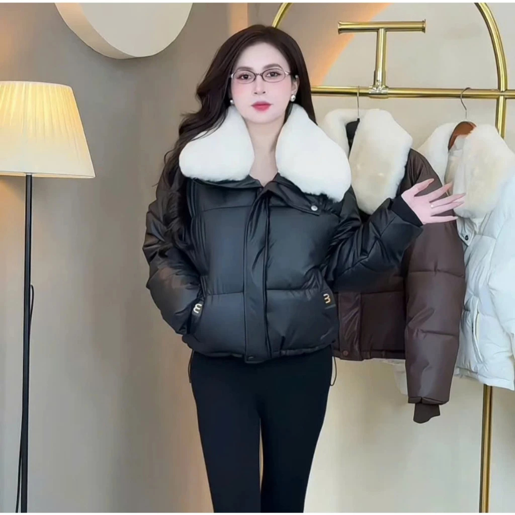 Áo Khoác Bomber Phối Cổ lông Bản Chuẩn Siêu Cấp _Áo Bomber Phối Nam Nữ Dày Dặn