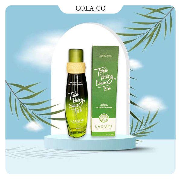 Lagumi Dung Dịch Vệ Sinh Phụ Nữ Trầu Không Tràm Trà Giúp Làm Sạch, Khử Mùi, Kháng khuẩn, An Toàn 100