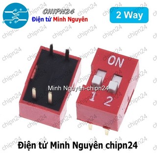 (K81) Công tắc bit Đỏ Chân cắm (1P/2P/3P/4P/5P/6P/7P/8P/9P/10P/12P) - [Chọn Loại]