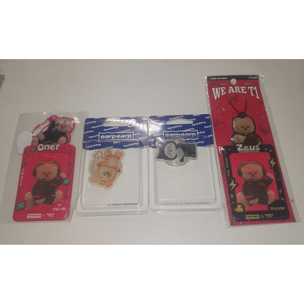 (T1×Earpearp) Holder, grip tok, keyring chính hãng