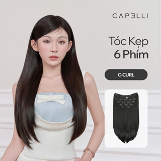  Bộ Tóc Kẹp 6 Phím CAPELLI Cúp C-Curl 40-50cm 