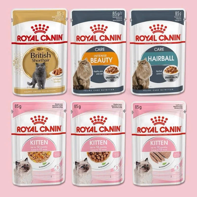 [12 GÓI] Pate Cho Mèo Royal Canin 85g - Mèo Con và Mèo Trưởng Thành