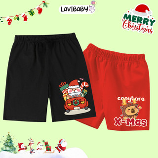 Quần đùi Noel cho bé 2026 Quần short Giáng sinh cho bé chất thun Cotton Thoáng mát co giãn - LaB170