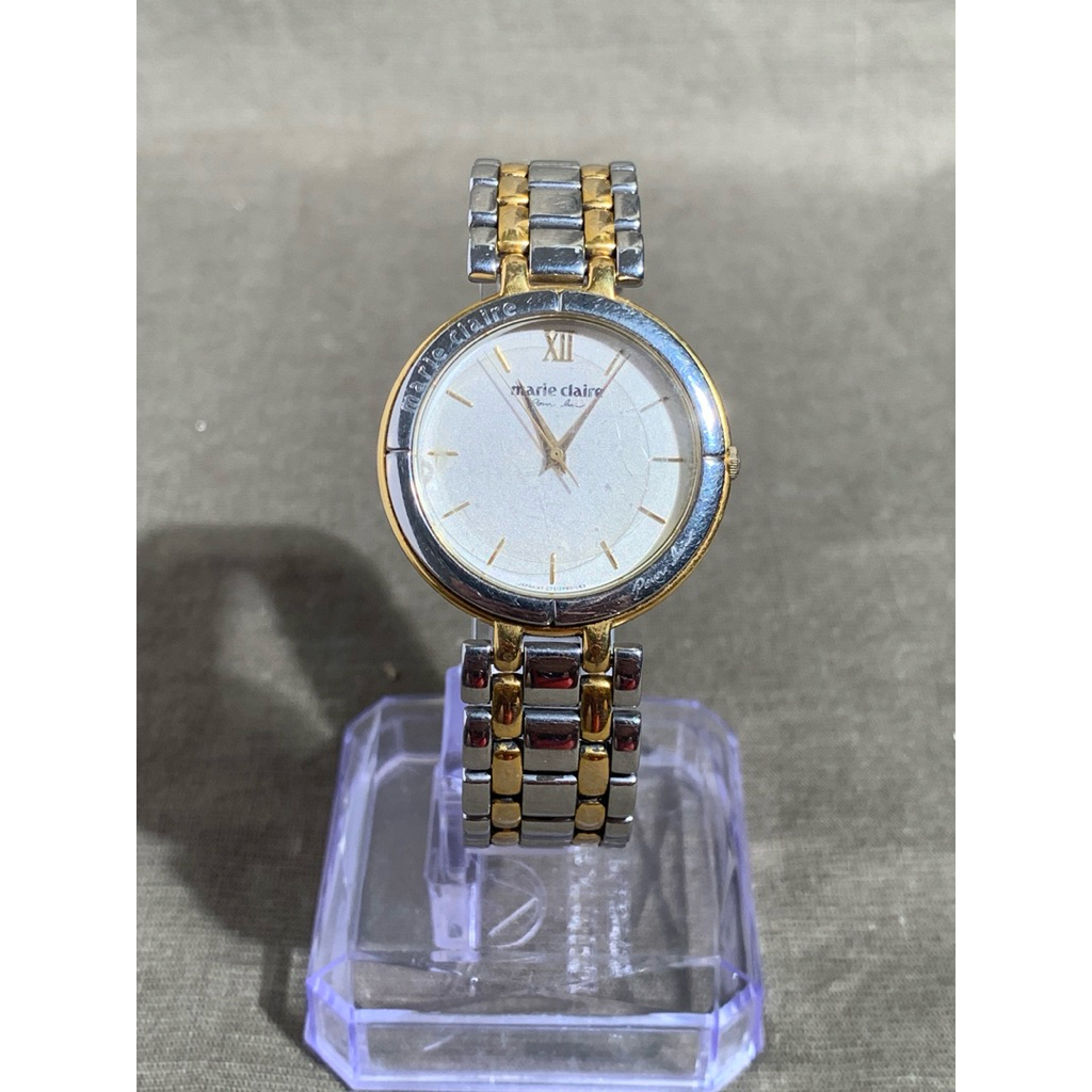 Đồng hồ nữ - Marie Claire - dây da (đã qua sử dụng)