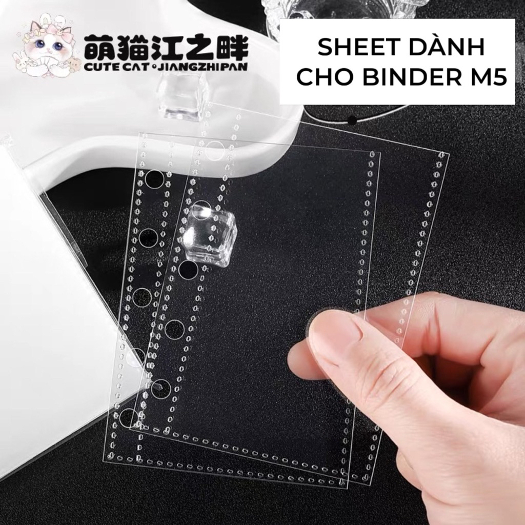 [CÓ SẴN] SHEET M5 PP TRONG HÃNG MEET DÀNH CHO BINDER M5 LƯU TRỮ ẢNH - Cáo nuôi rái cá