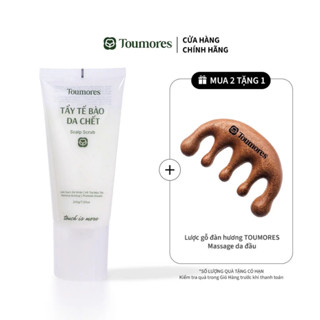 Tẩy tế bào chết da đầu Toumores đánh bay gàu sạch dầu thừa trên tóc detox da đầu 