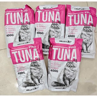   COMBO 5-10 GÓI  HELLO CAT gói 400g thức ăn Hạt cho mèo 